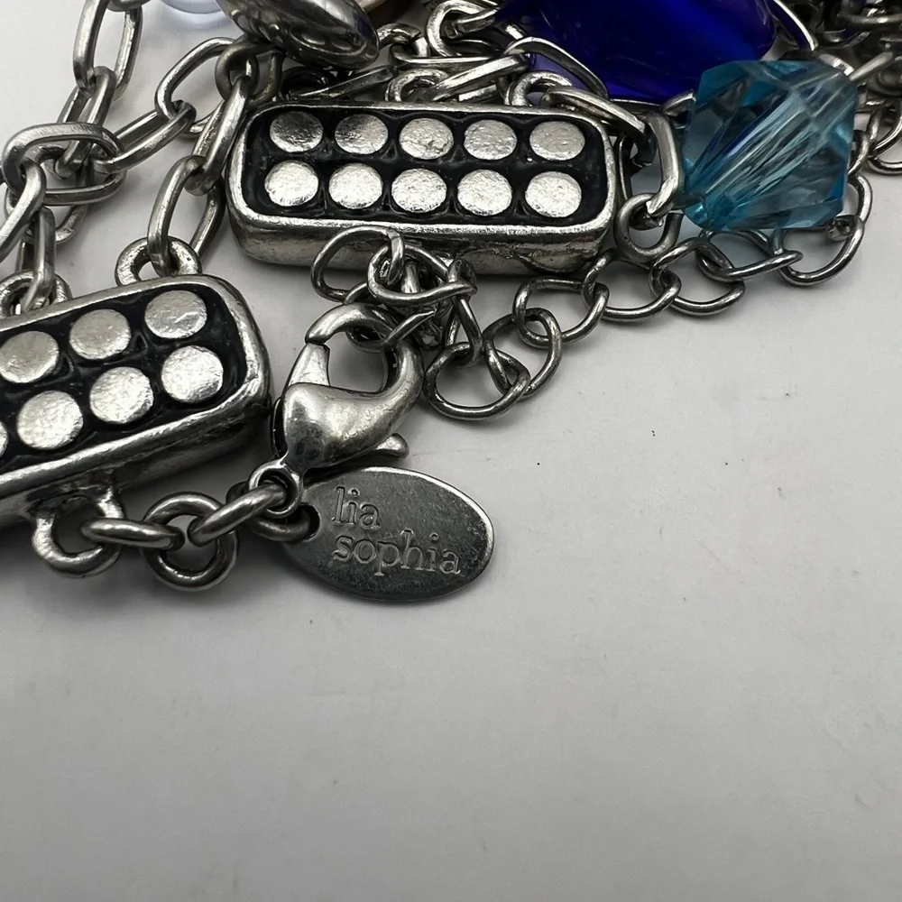 2 Lia Sophia statement necklaces